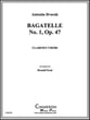 BAGATELLE #1 CLARINET CHOIR P.O.D. cover